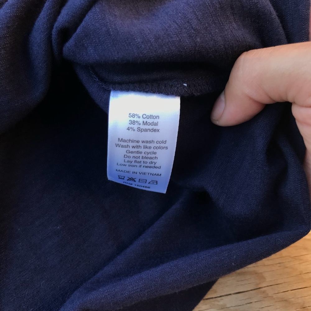 Stitch Fix Market & Spruce Navy Top 2x - Picture 4 of 4